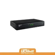 گیرنده دیجیتال دنای STB1033H با پشتیبانی از HD، ظرفیت ذخیره 1000 کانال، و دیکودر HEVC. دارای HDMI، USB، و منوی فارسی.